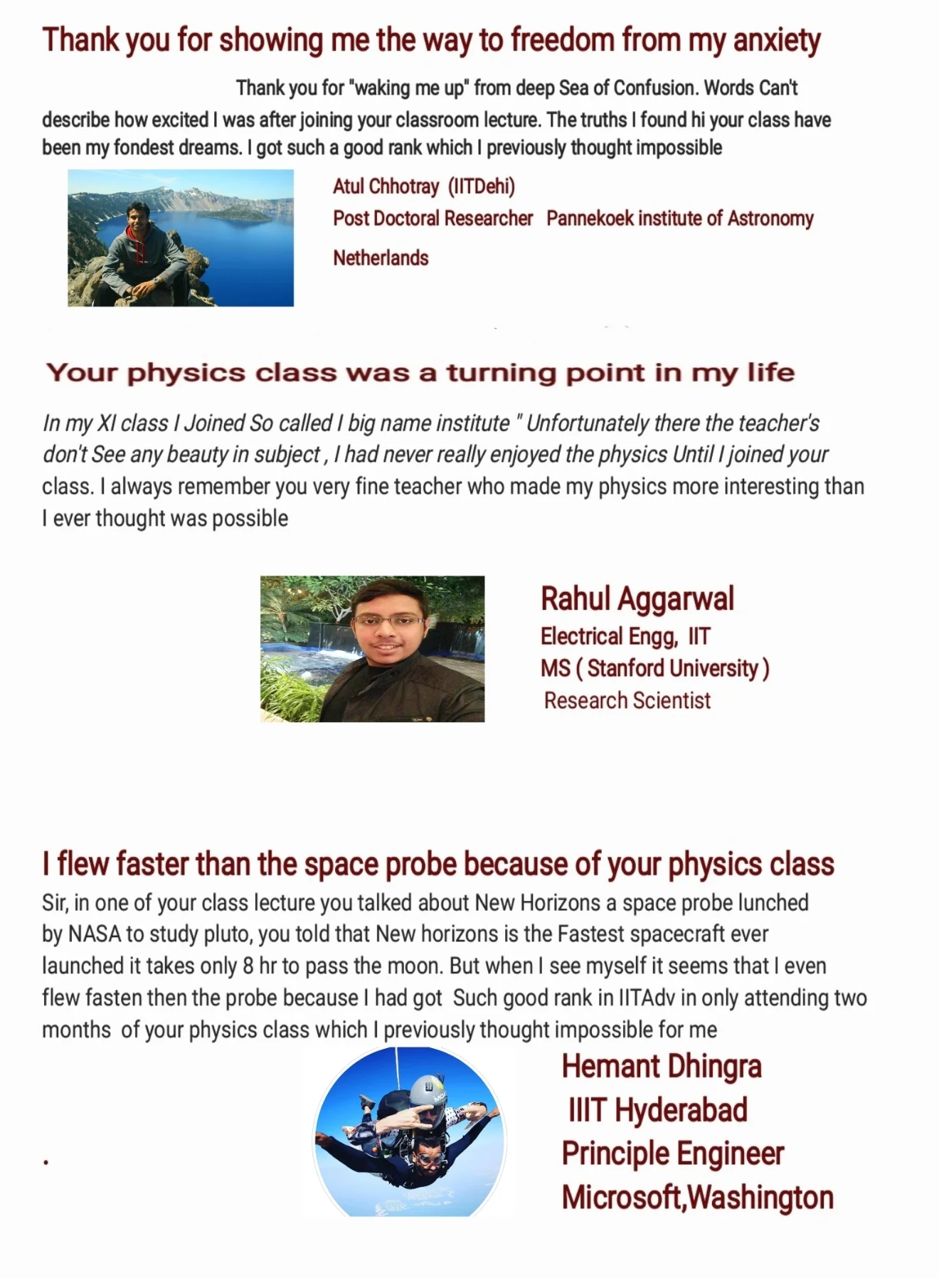 JEE MAINS  PHYSICS